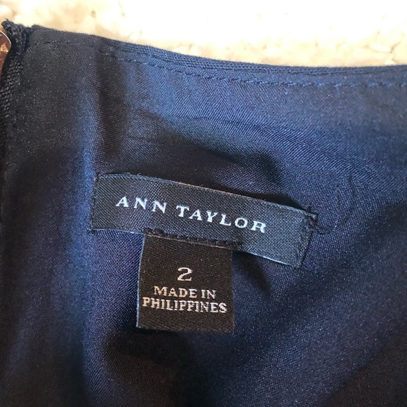 Ann Taylor Flare Black Dress - Picture 7 of 7
